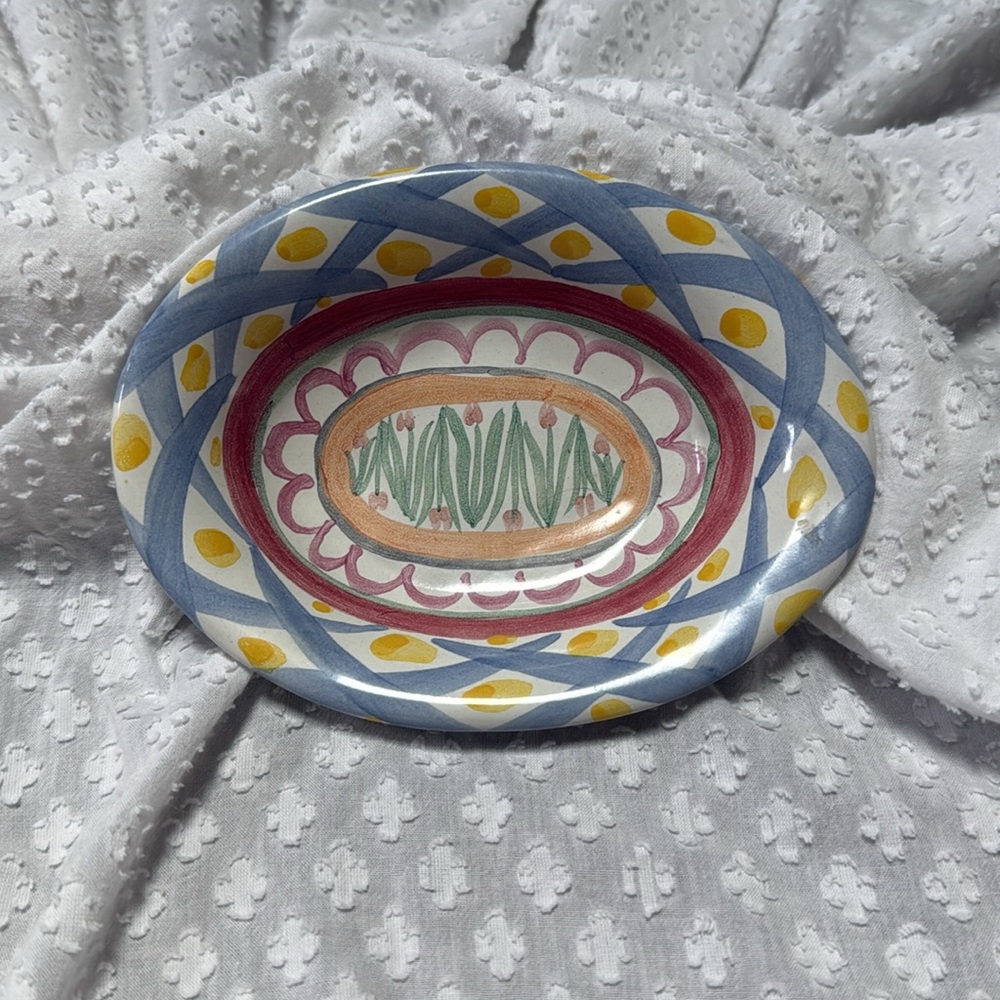 MacKenzie-Childs Aalsmeer Soap/Trinket Dish